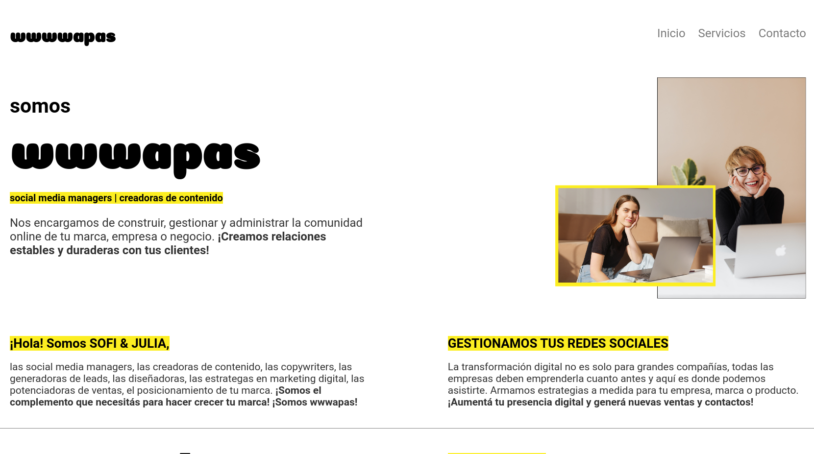 WWWapas Web Design Project